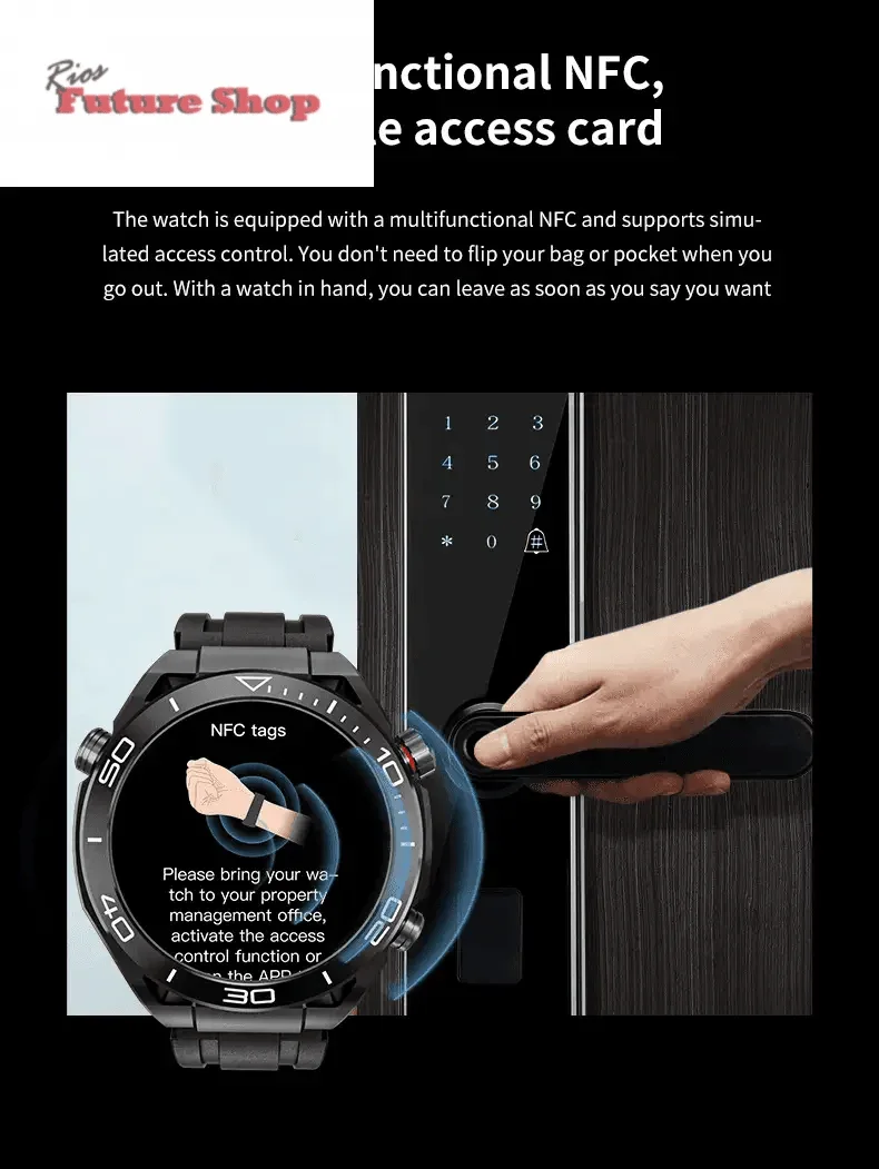 GS ultimate full touch screen smartwatch - Rios Future Shop