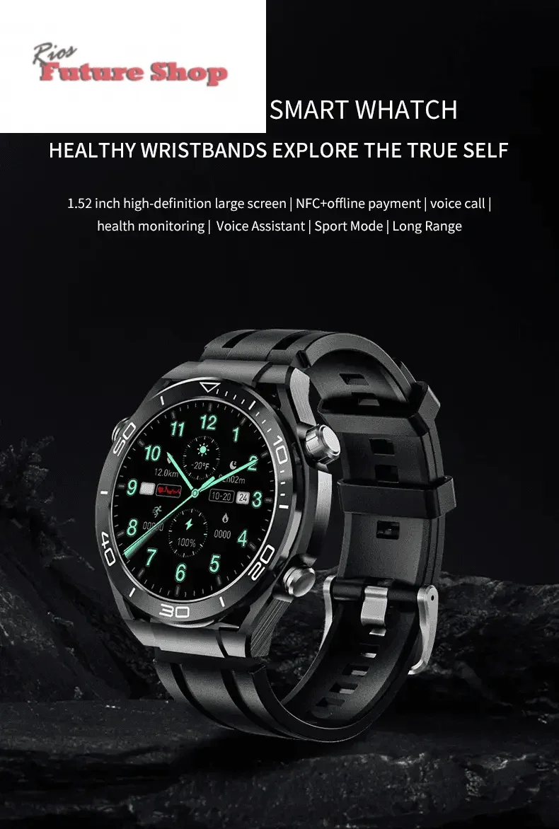 GS ultimate full touch screen smartwatch - Rios Future Shop