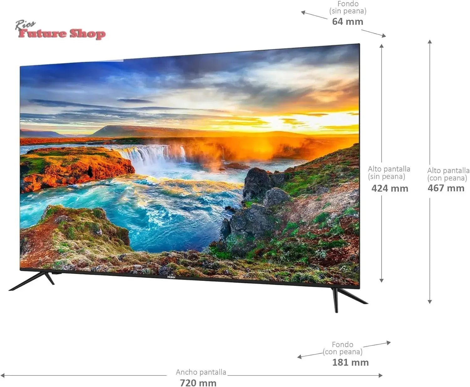 Haier Full HD Direct LED TV - Stunning Clarity, Immersive Experience - Rios Future Shop