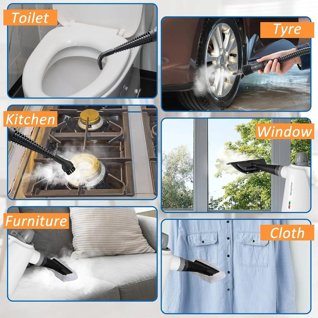 Handheld Steam Cleaner with 11 Accessories - Rios Future ShopAcesssorios para Casa200007763:201336106;35:3627