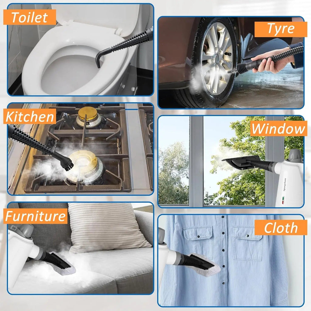 Handheld Steam Cleaner with 11 Accessories - Rios Future ShopAcesssorios para Casa200007763:201336106;35:3627