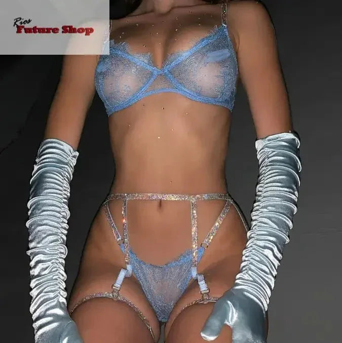 Hot Drill Ribbon Sexy Lingerie - Rios Future Shop