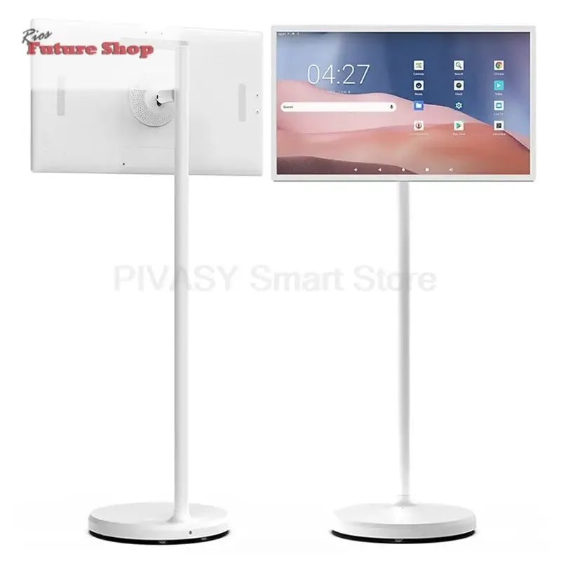 HOT Touch Screen Surround Sound for Indoor Live Party 24 32 Inch Smart Display 4+64G Portable Smart TV High Saturation Monitor - Rios Future Shop