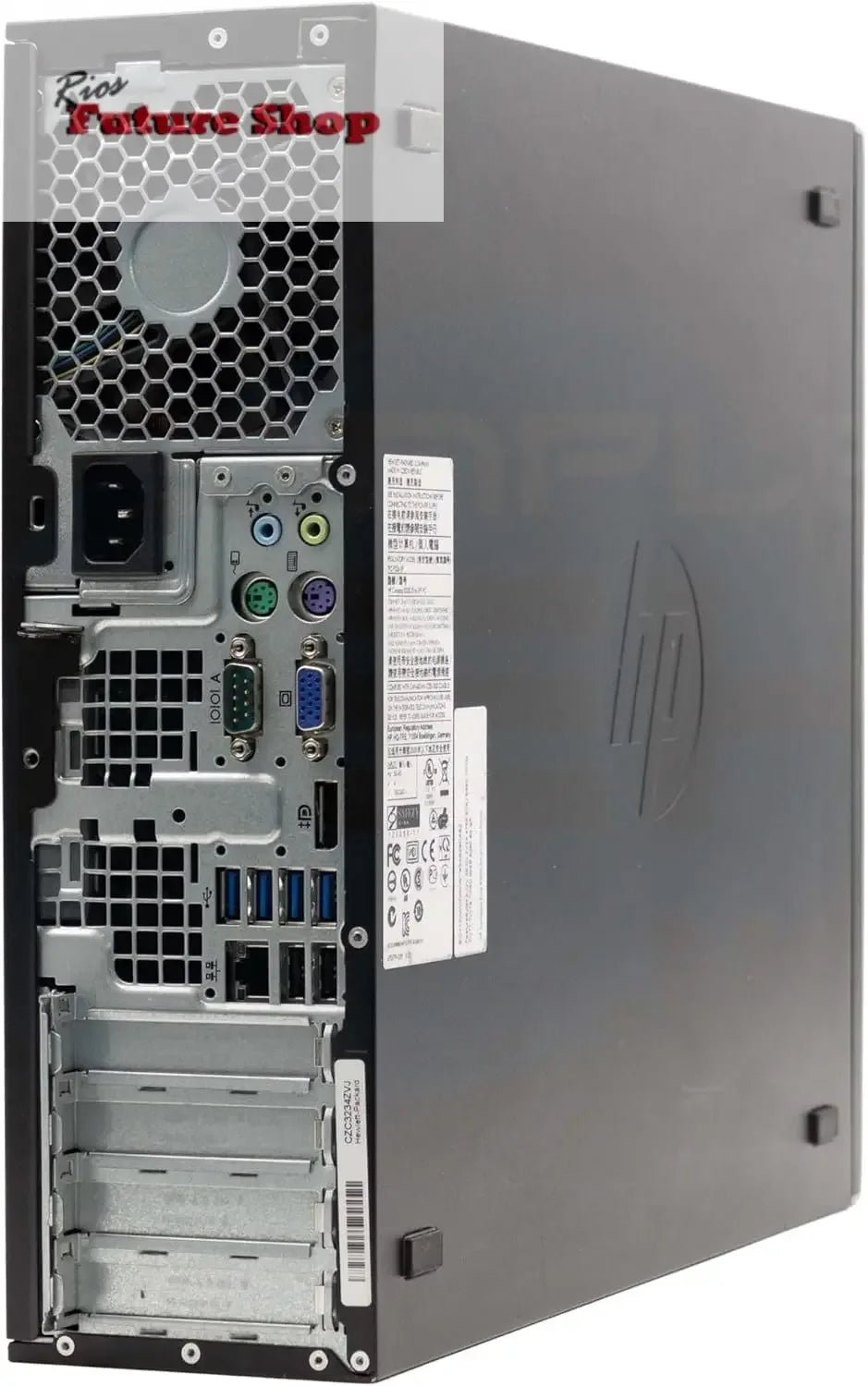 HP Computador de mesa Compaq 8300 SFF Core i5 até 3,60 GHz Windows 11 Pro 16 GB SSD 240 GB | DisplayPort VGA série RS232 computador fixo em casa escritório recondicionado - Rios Future Shop