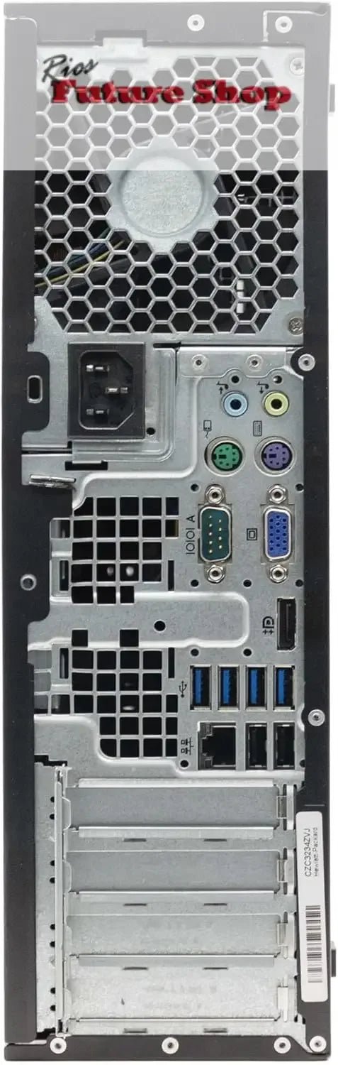 HP Computador de mesa Compaq 8300 SFF Core i5 até 3,60 GHz Windows 11 Pro 16 GB SSD 240 GB | DisplayPort VGA série RS232 computador fixo em casa escritório recondicionado - Rios Future Shop