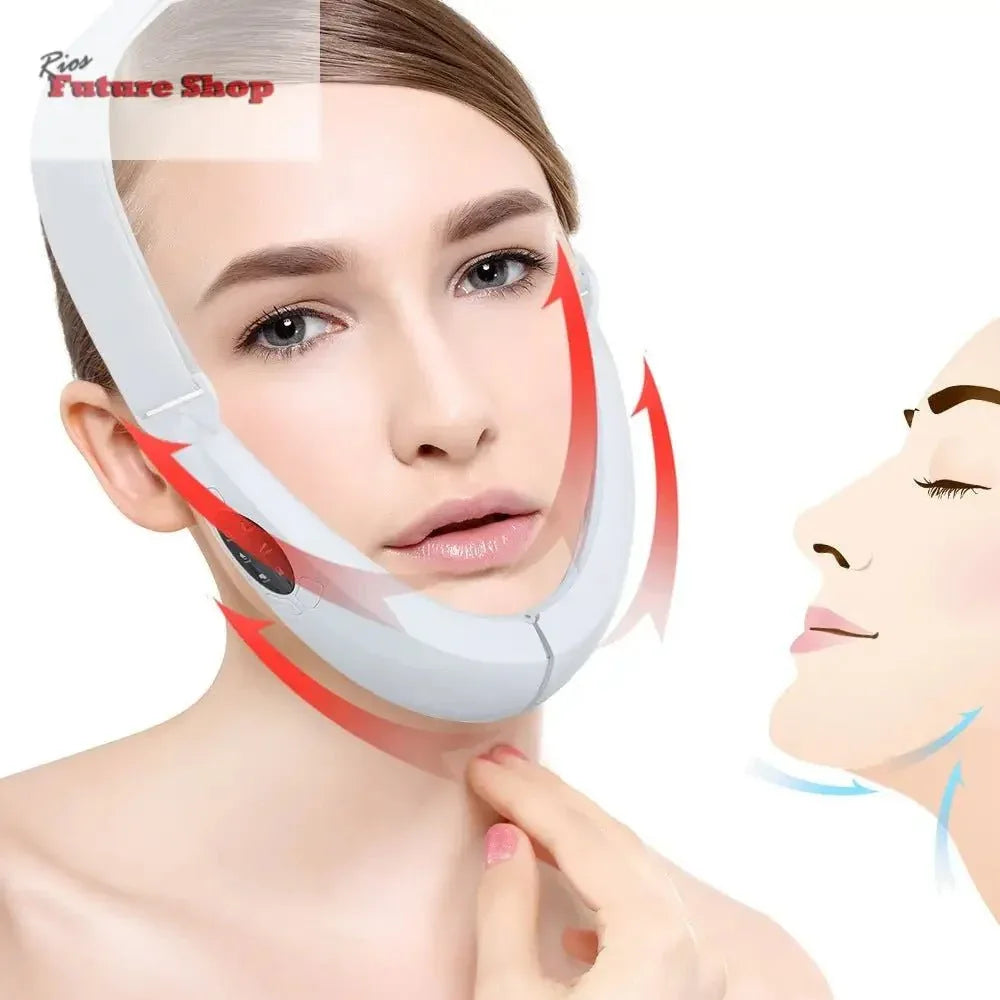 Instrumento multifuncional de beleza facial para lifting e afinamento facial - Rios Future Shop