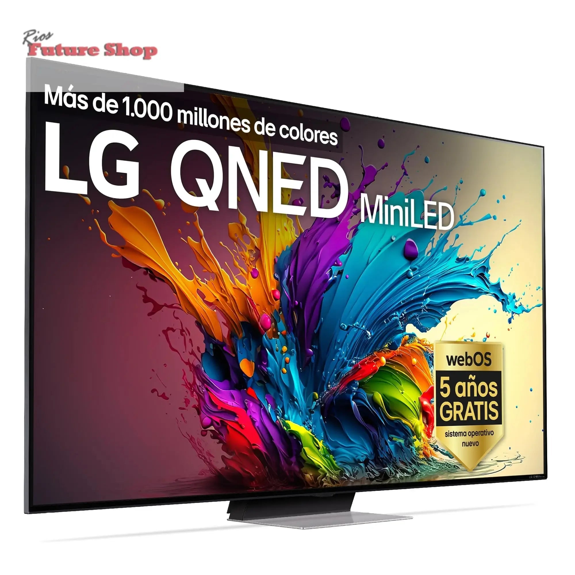 LG 55QNED84A6C Televisão de 55", 4K QNED EVO, Smart TV, WebOS 25, processador potente e inteligente, Super Upscaling, Dolby Dilgital Plus, Alexa/Google Assistant, preto - Rios Future Shop