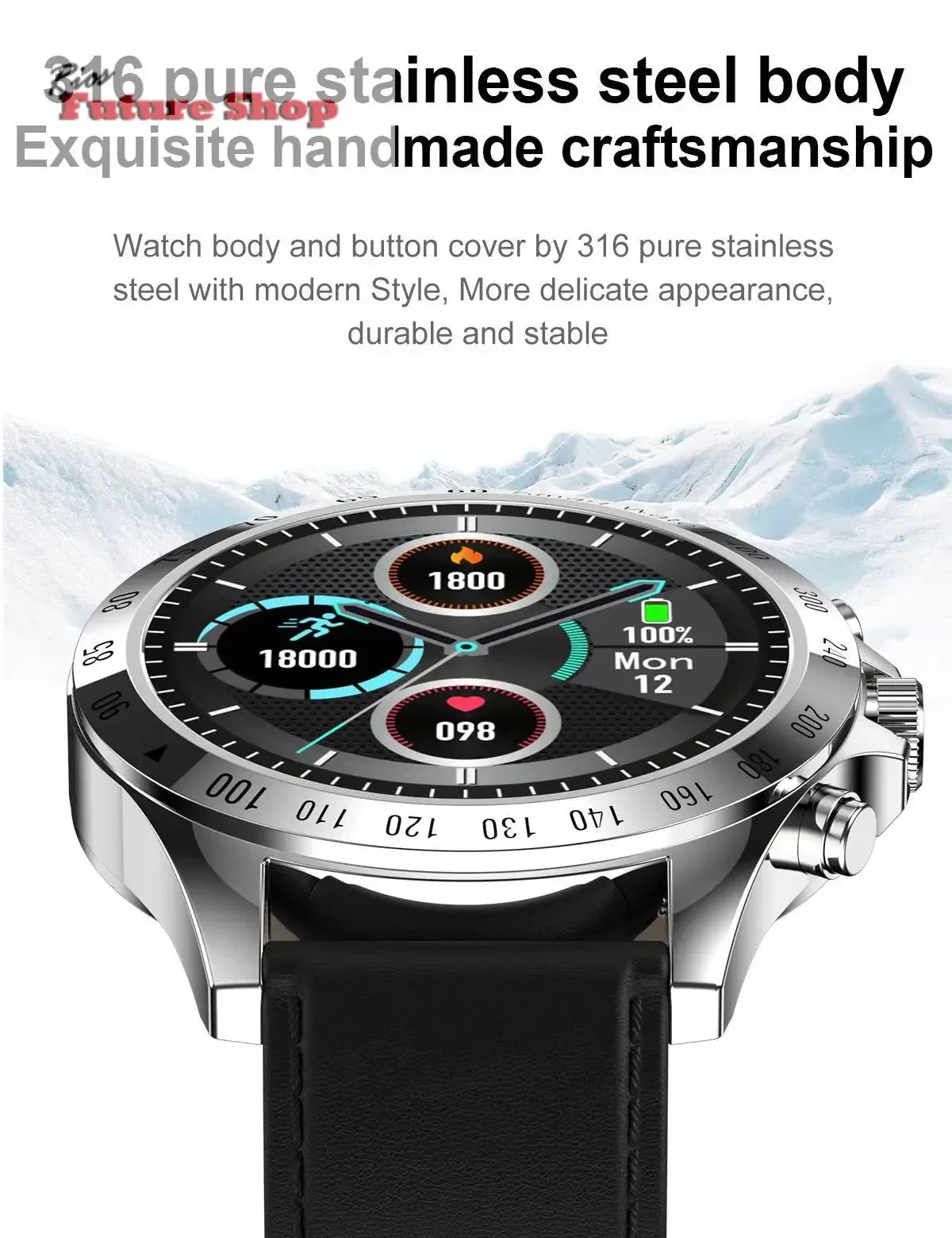 LW09 Business SmartWatch - The Ultimate Timepiece for Professionals - Rios Future Shop