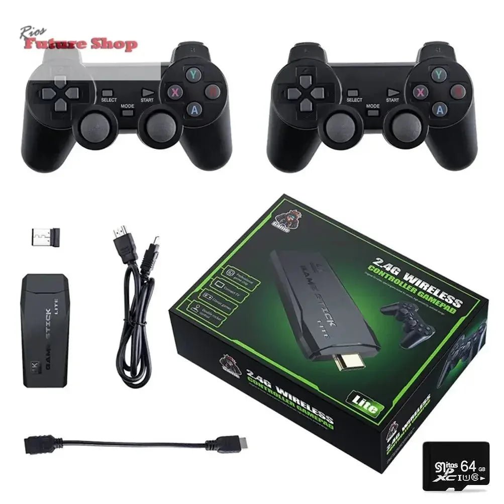 M8 Video Game Console 4K HDMI-Compatible Game Stick Built in 10000 Retro Game TV Dendy Console Support for PS1/FC/GBA - Rios Future Shop