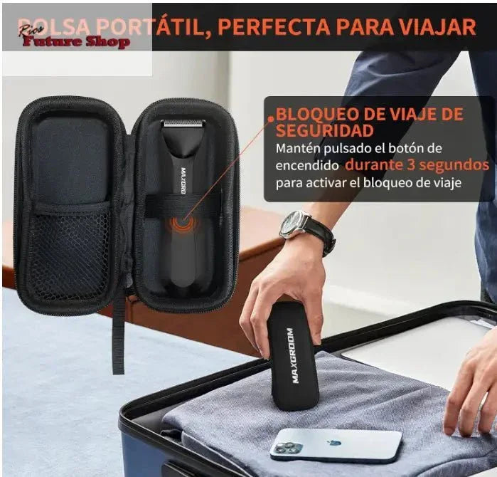 Máquina de barbear corporal masculina - Rios Future Shop