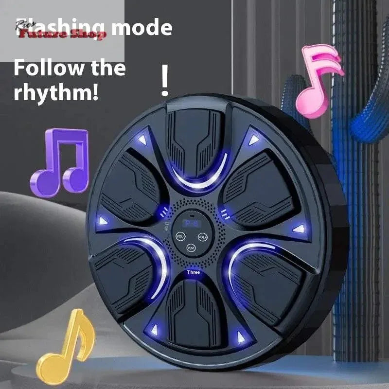 Máquina de boxe com música inteligente, equipamento de treinamento de alvo de parede de boxe para perda de peso em casa - Rios Future Shop