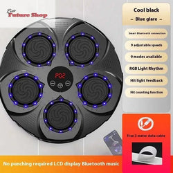 Máquina de boxe com música inteligente, equipamento de treinamento de alvo de parede de boxe para perda de peso em casa - Rios Future Shop