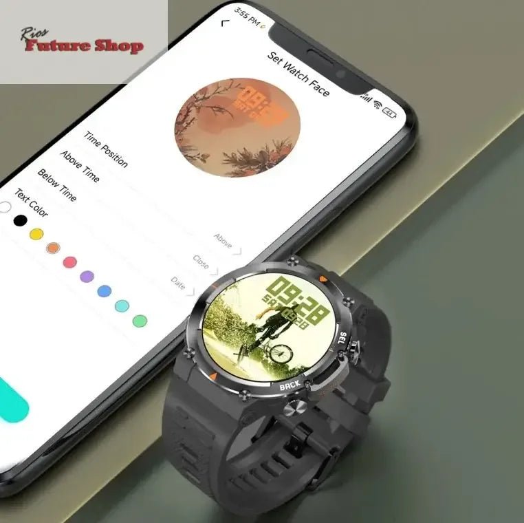MAX18 Men Smartwatch AMOLED 1.43 Inch - Rios Future Shop