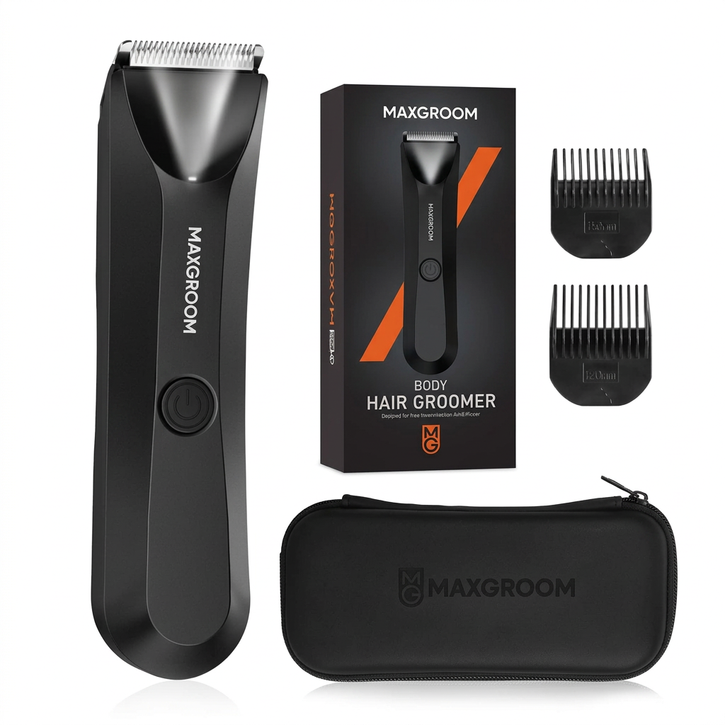 MAXGROOM com fundo branco e sem decorações natalícias