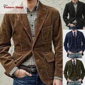 Men's casual fashion solid color jacket for men - Rios Future Shop