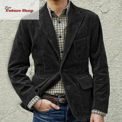 Men's casual fashion solid color jacket for men - Rios Future Shop