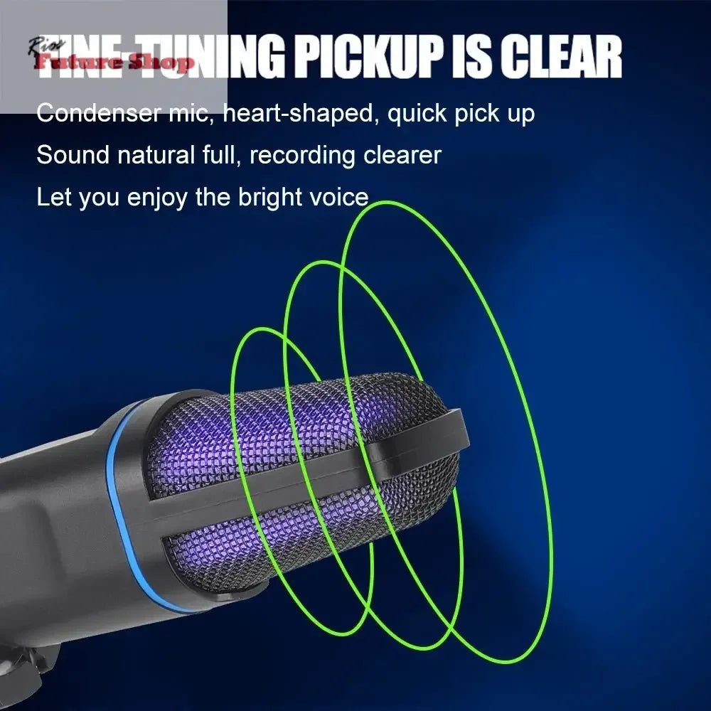 Microphone RGB for Gaming, Podcasting, and Recording - Rios Future Shop