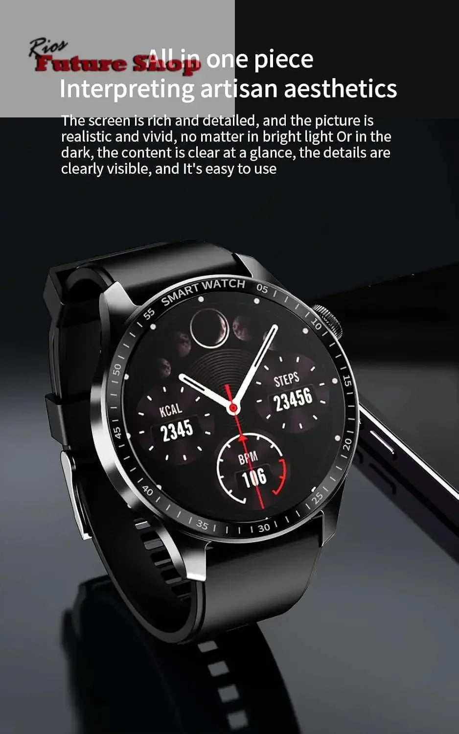 MS3 Smartwatch RIOS FUTURE SHOP - Rios Future Shop