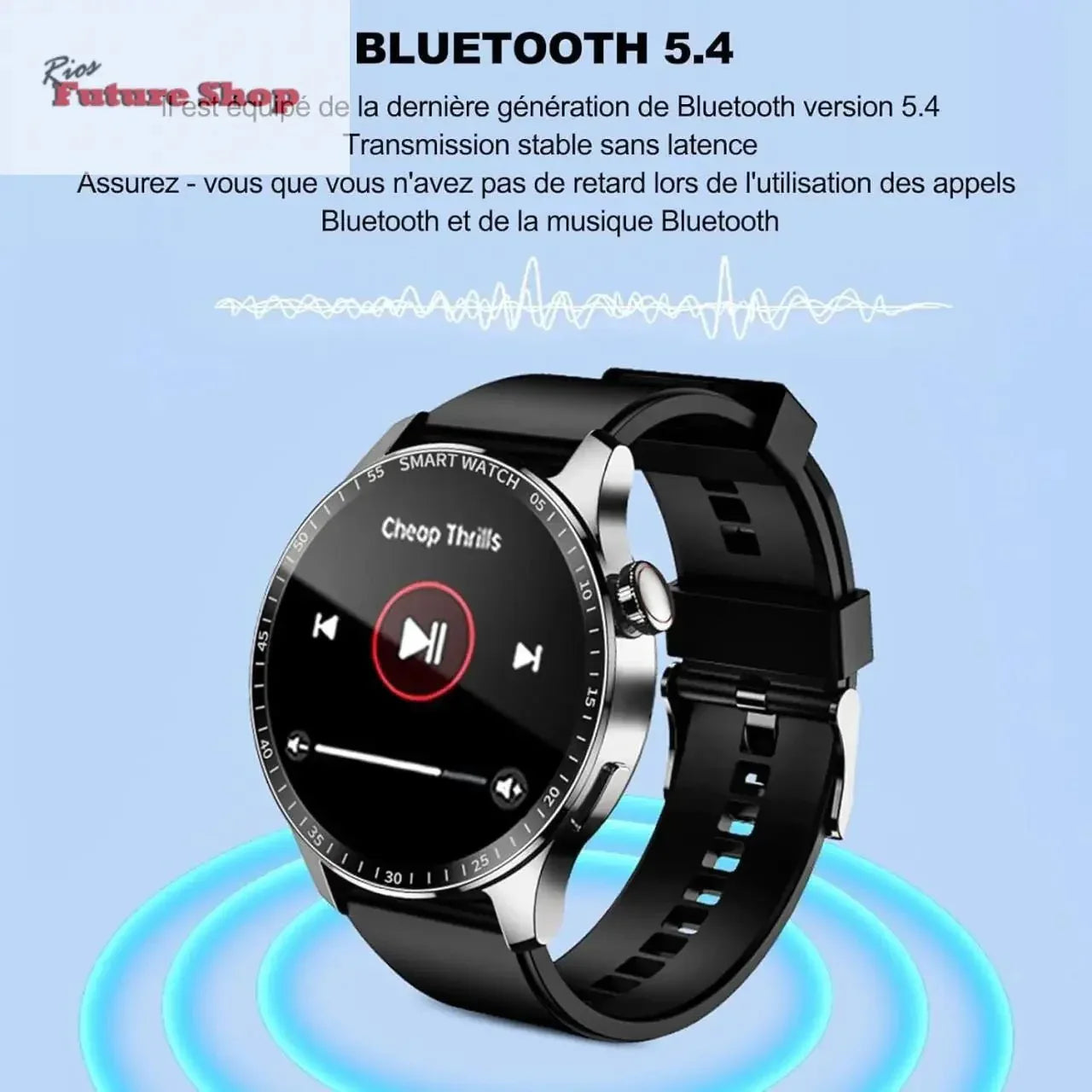 MS3 Smartwatch RIOS FUTURE SHOP - Rios Future Shop
