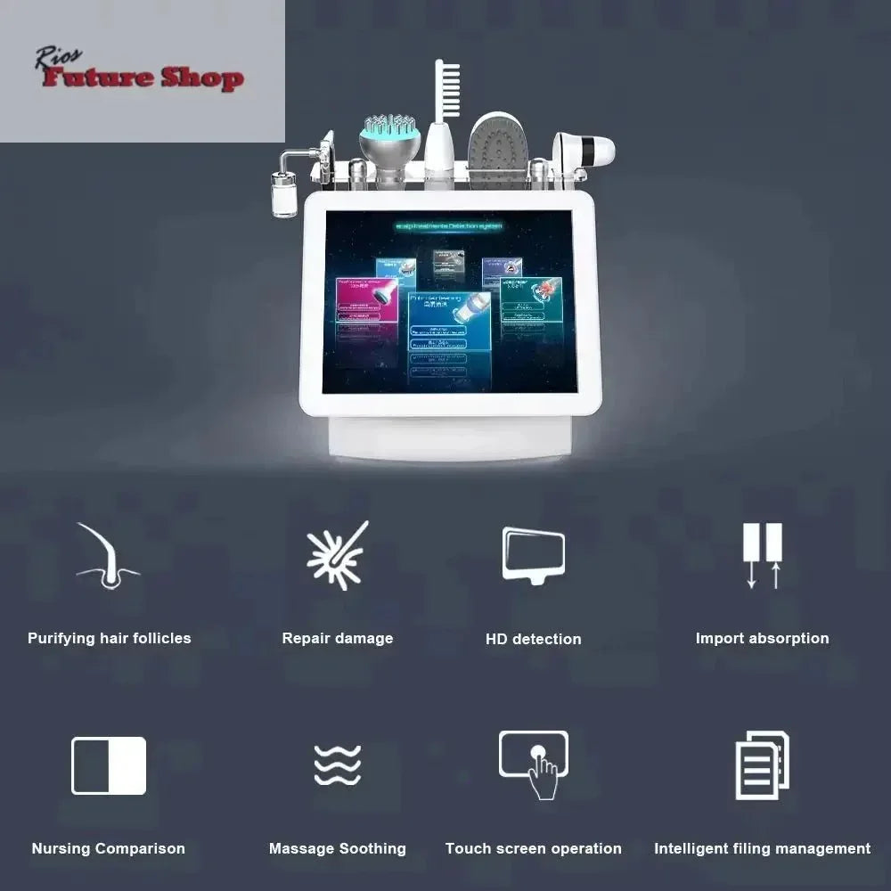 Multifunctional 15 inch 5 In 1 High Frequency Hair Scalp Machine - Rios Future Shop