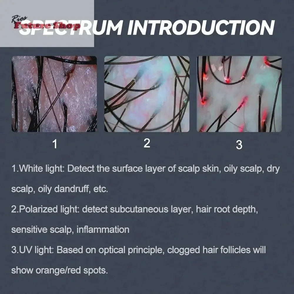 Multifunctional 15 inch 5 In 1 High Frequency Hair Scalp Machine - Rios Future Shop