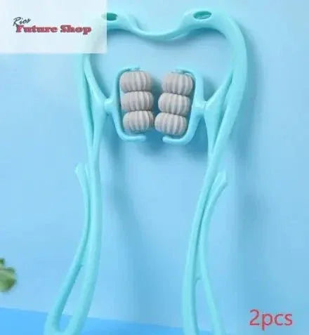 Multifunctional Manual Six-wheel Neck Massager Massage Relieve Roller Massage Tool - Rios Future Shop