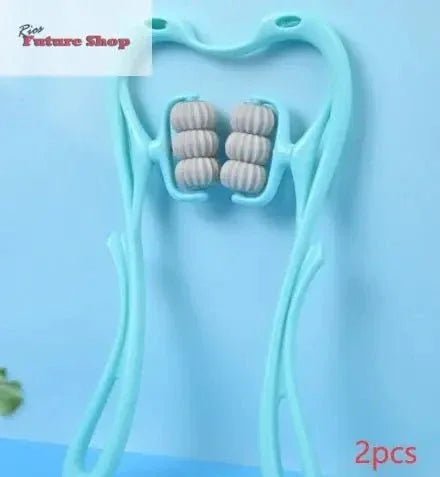 Multifunctional Manual Six-wheel Neck Massager Massage Relieve Roller Massage Tool - Rios Future Shop