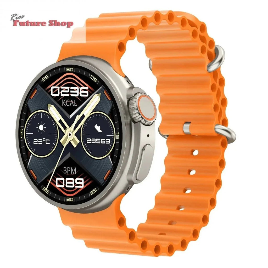 New K9 Smart Watch 1.39 Round Screen, NFC - Rios Future Shop
