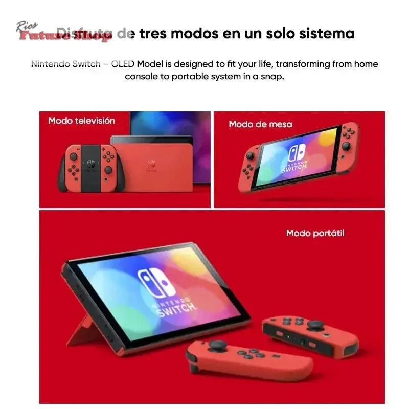 Nintendo Switch OLED Model 7 Inch Screen Video Game - Rios Future Shop