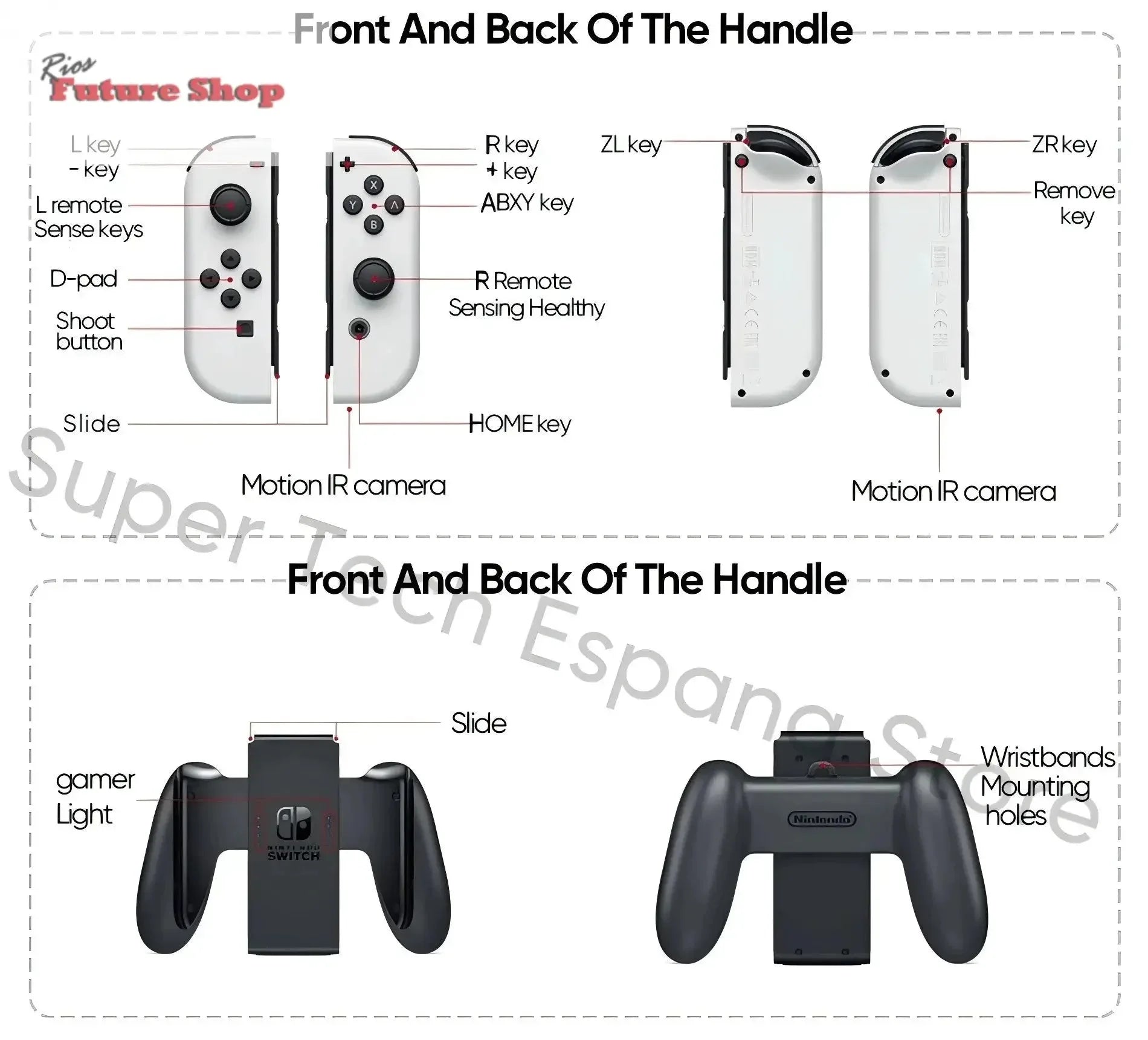 Nintendo Switch OLED Model 7 Inch Screen Video Game - Rios Future Shop