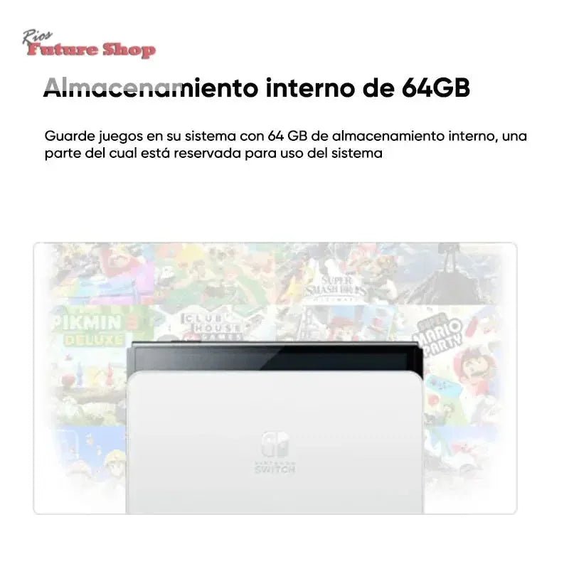 Nintendo Switch OLED Model 7 Inch Screen Video Game - Rios Future Shop