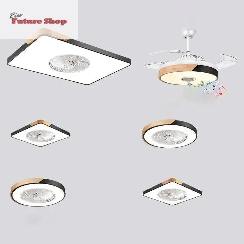 Nordic Hall Fan Lamp Bedroom Dining Room Set - Rios Future Shop