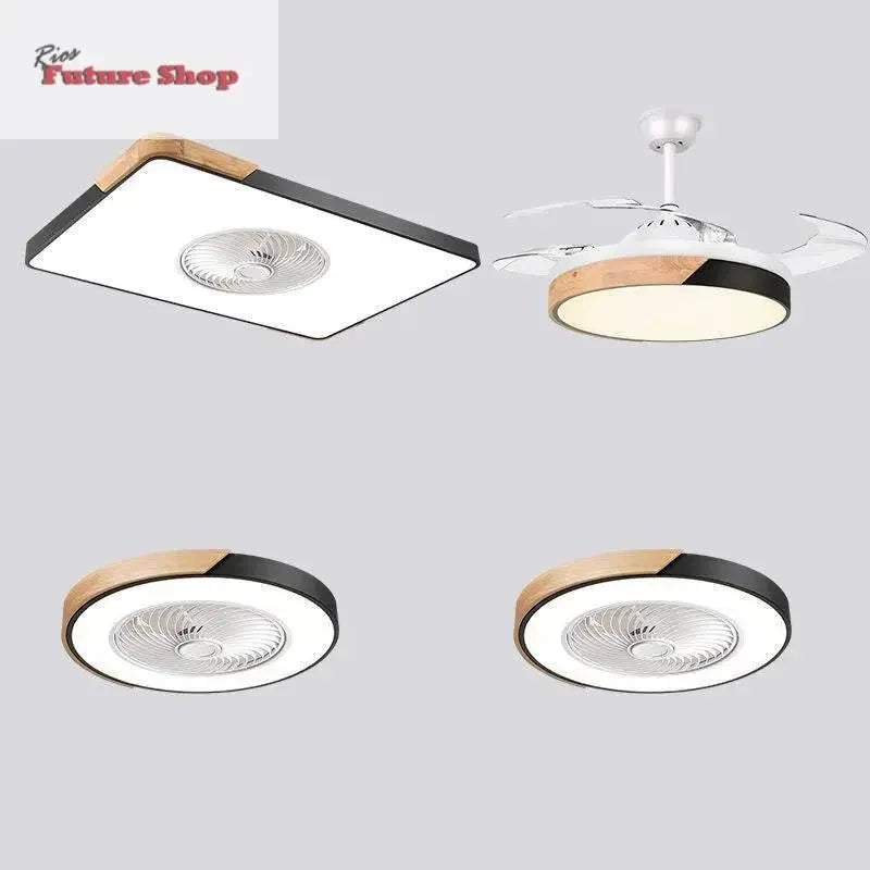 Nordic Hall Fan Lamp Bedroom Dining Room Set - Rios Future Shop
