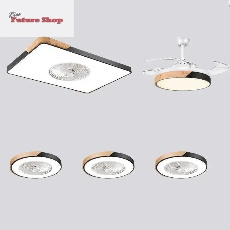 Nordic Hall Fan Lamp Bedroom Dining Room Set - Rios Future Shop