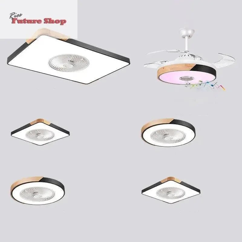 Nordic Hall Fan Lamp Bedroom Dining Room Set - Rios Future Shop