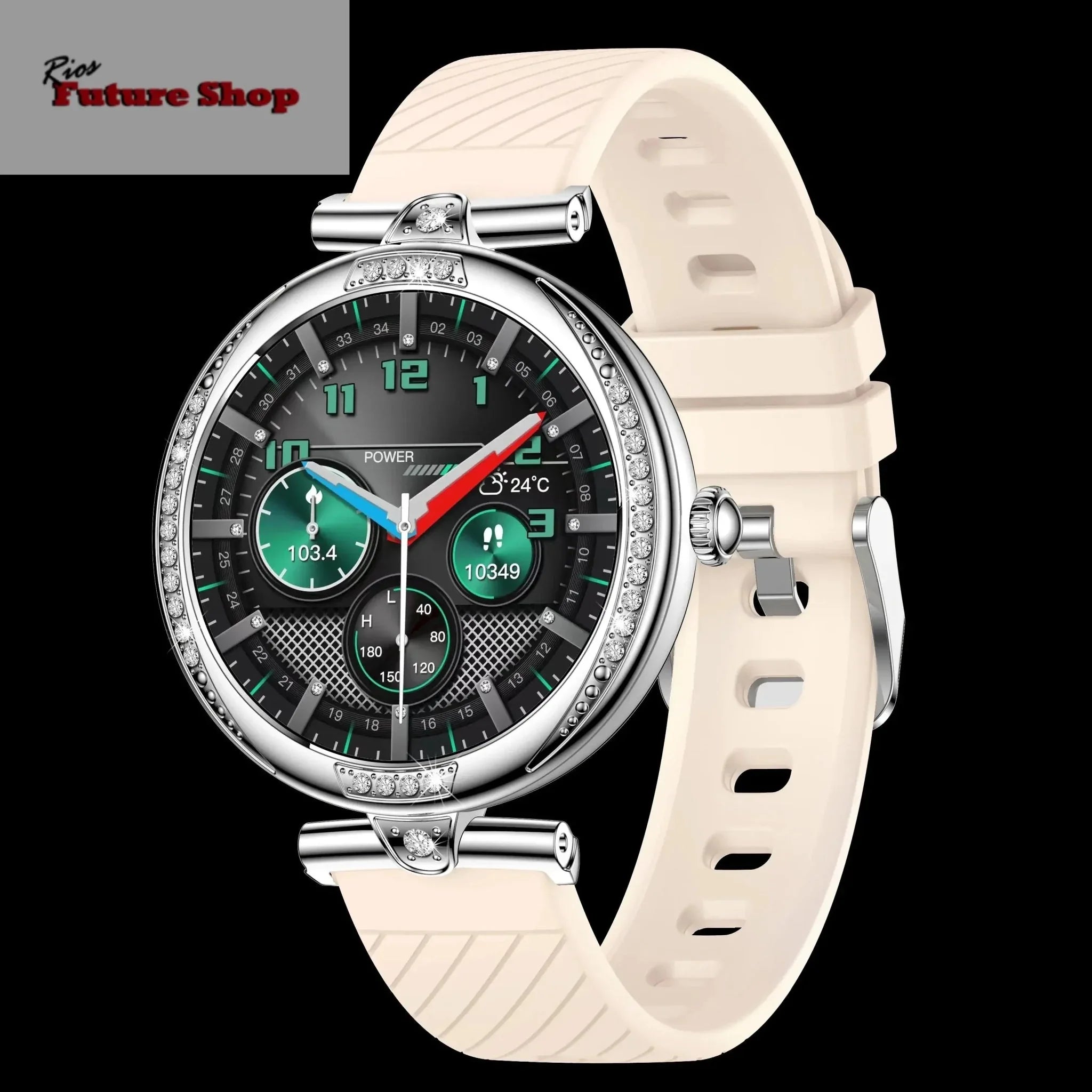 NX17 Pro Smart Watch Fashion Diamond for Ladies - Rios Future Shop