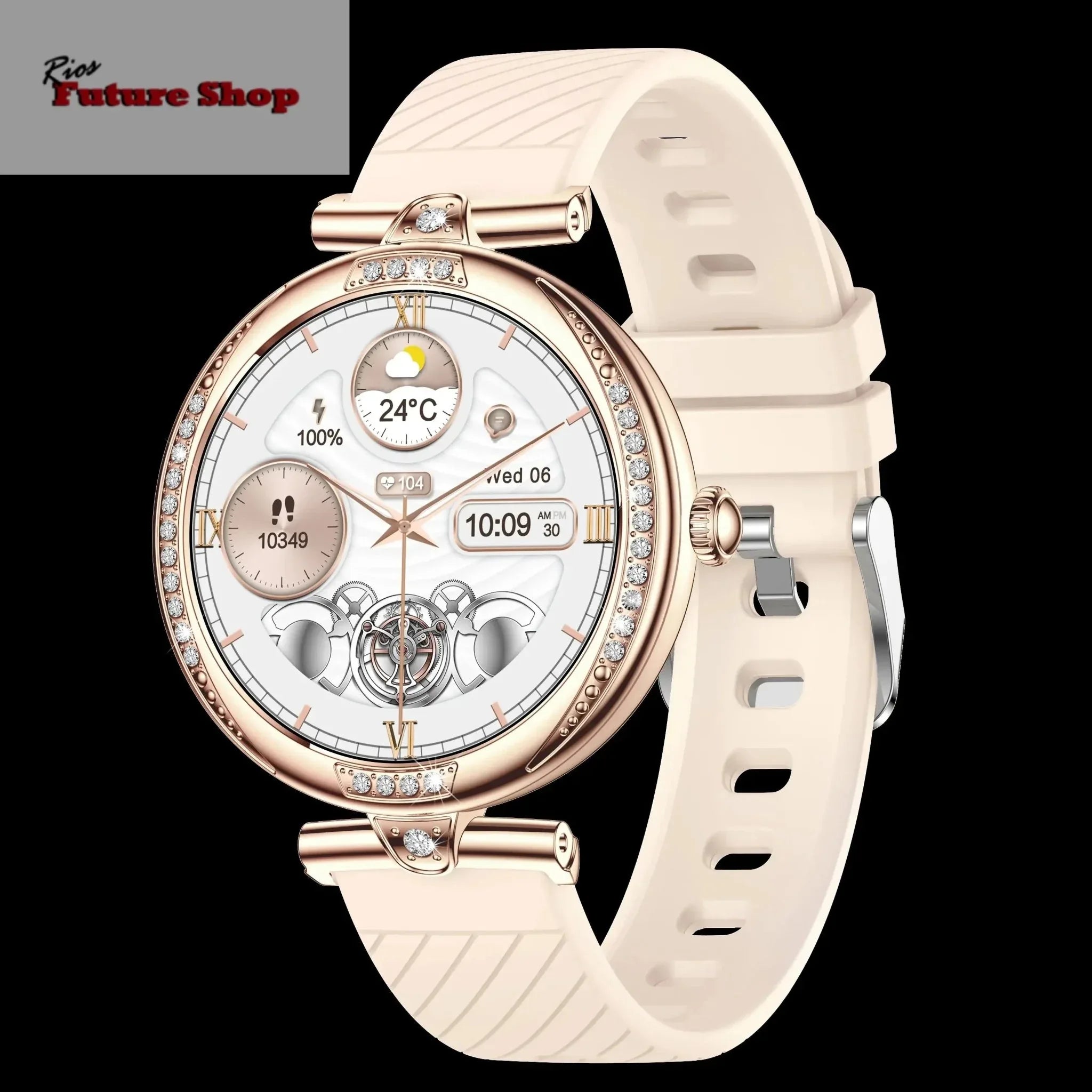 NX17 Pro Smart Watch Fashion Diamond for Ladies - Rios Future Shop