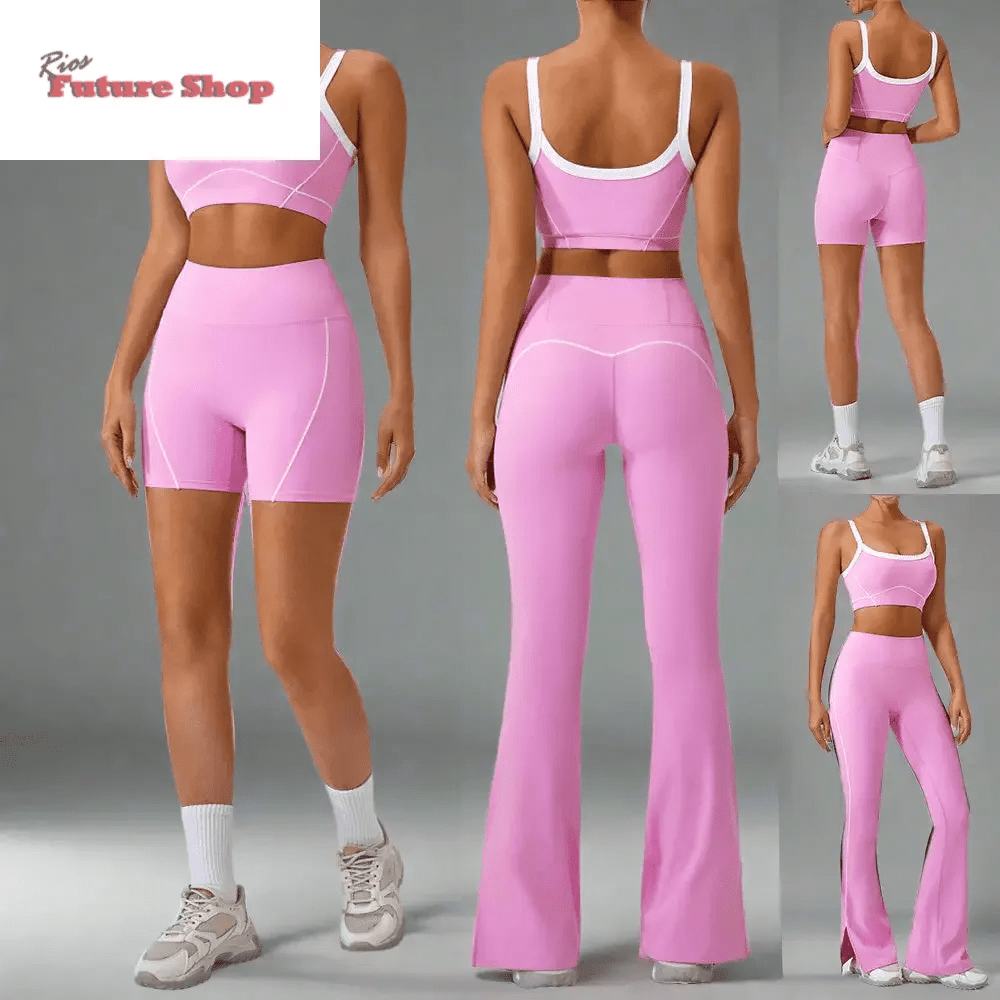 Outdoor Sports Yoga Suits Women's Spaghetti Strap Fitness Set - Rios Future Shop
