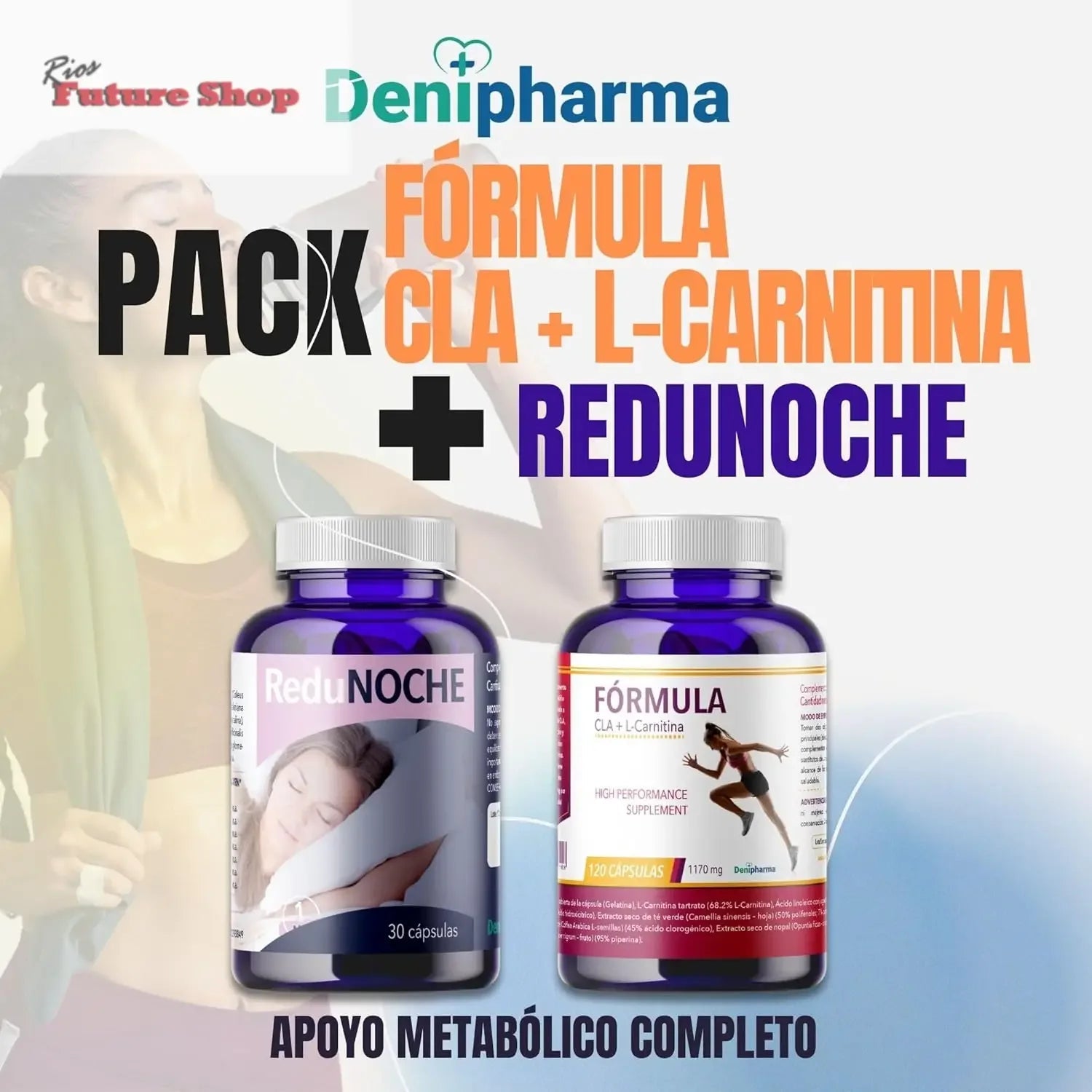 Pack Fórmula CLA + L-Carnitina - Boost Your Energy & Support Weight Loss - Rios Future Shop