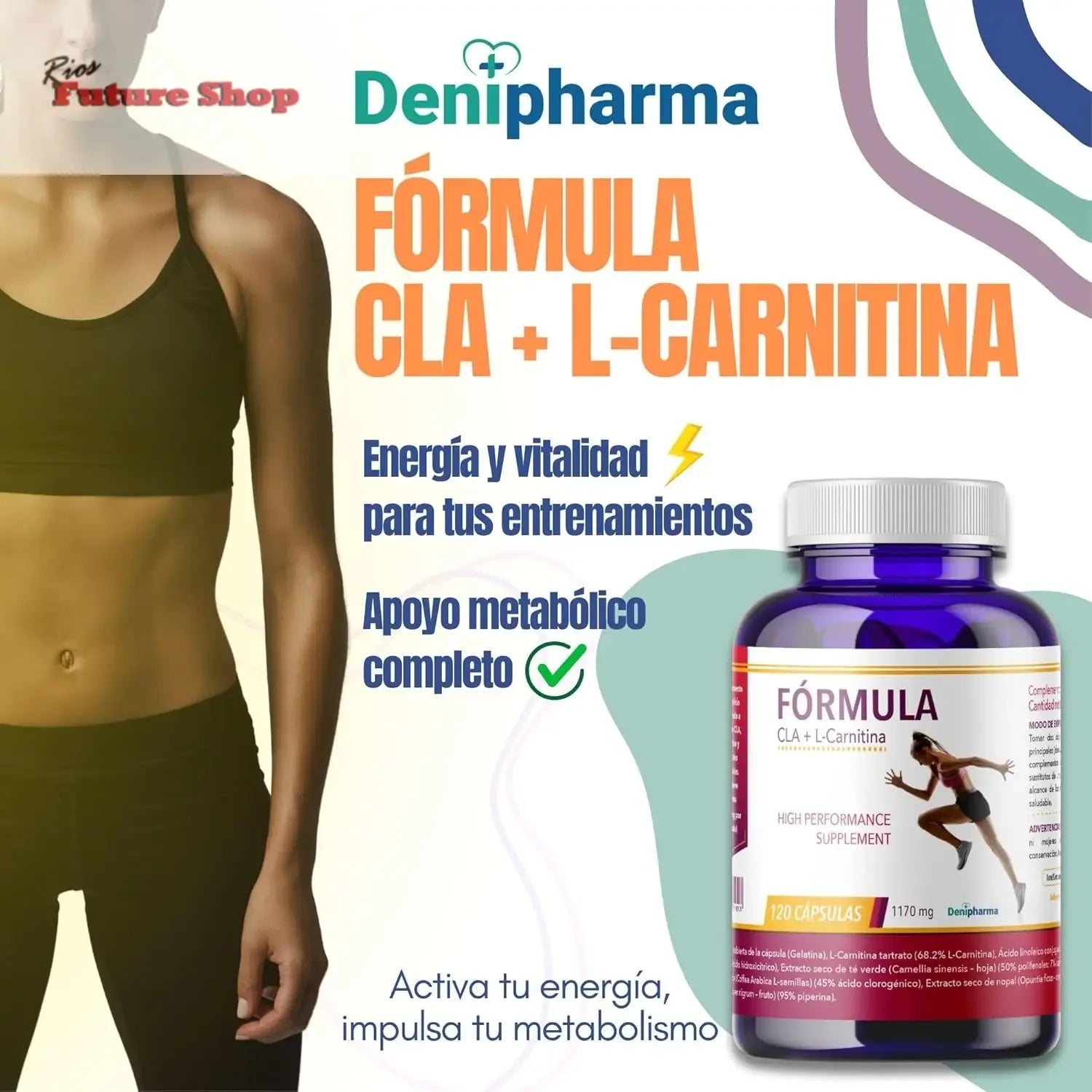 Pack Fórmula CLA + L-Carnitina - Boost Your Energy & Support Weight Loss - Rios Future Shop