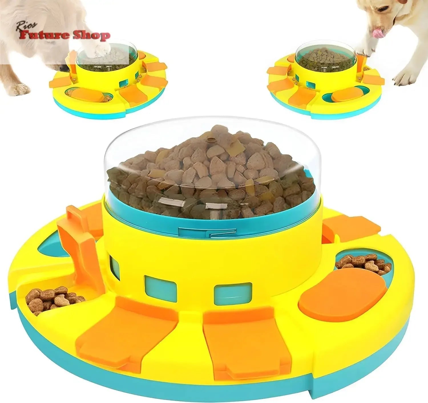 PawPlay Interactive Feeding Toy - Engaging Meal Time Fun for Dogs - Rios Future Shop