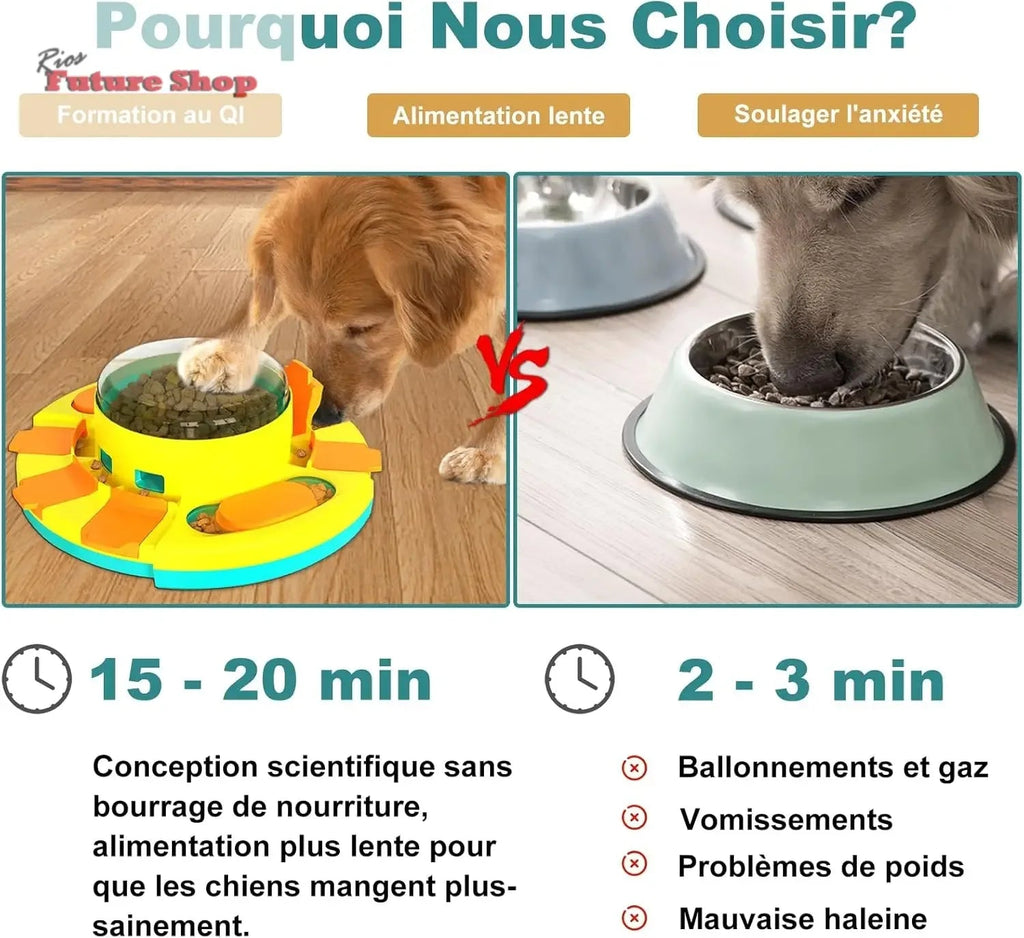 PawPlay Interactive Feeding Toy - Engaging Meal Time Fun for Dogs - Rios Future Shop