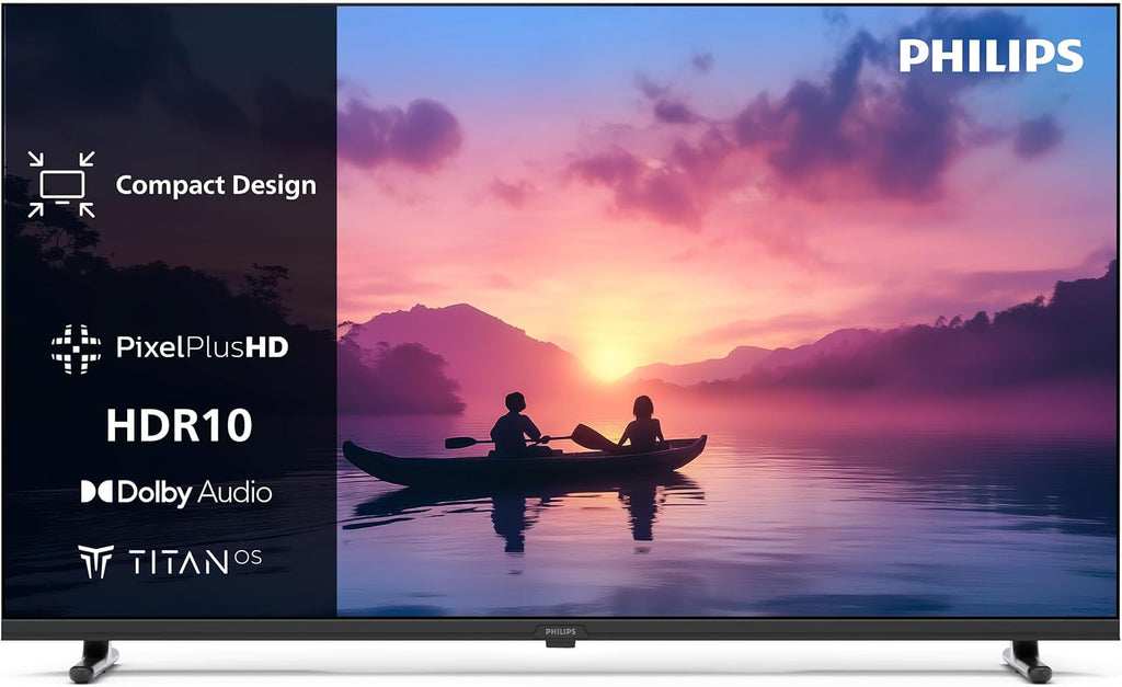 Philips 40PFS6000 HD LED Smart TV - 40" Screen with Pixel Plus, Titan OS Platform and Dolby Digital Sound - Works with Alexa and Google Voice Assistant