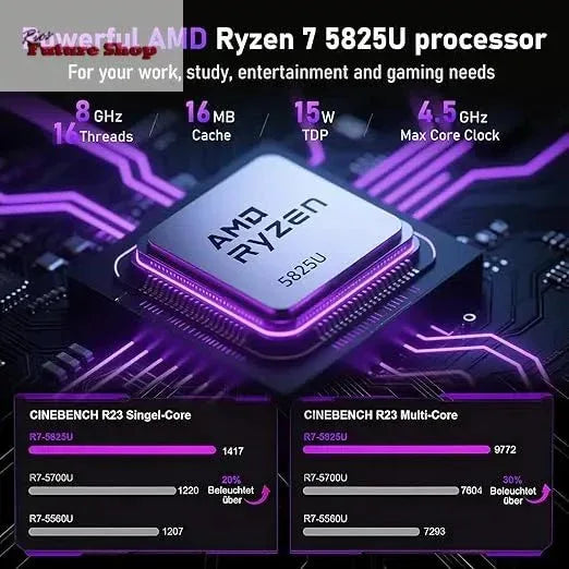 Portable Gaming, 16” Laptop, Win11 Pro Laptop, R7-5825U - Rios Future Shop