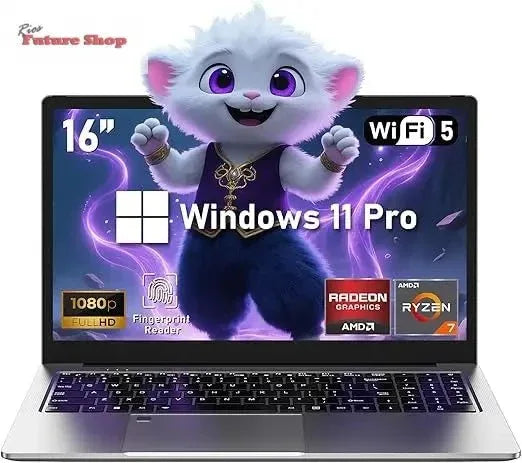 Portable Gaming, 16” Laptop, Win11 Pro Laptop, R7-5825U - Rios Future Shop
