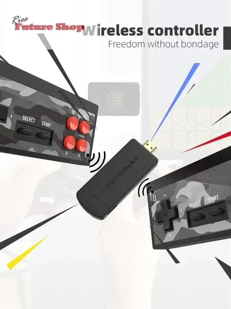 Portable Retro Game Stick with 1800 Built-in NES/ - Rios Future Shop