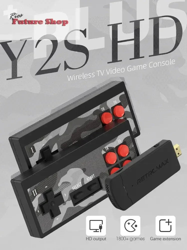 Portable Retro Game Stick with 1800 Built-in NES/ - Rios Future Shop