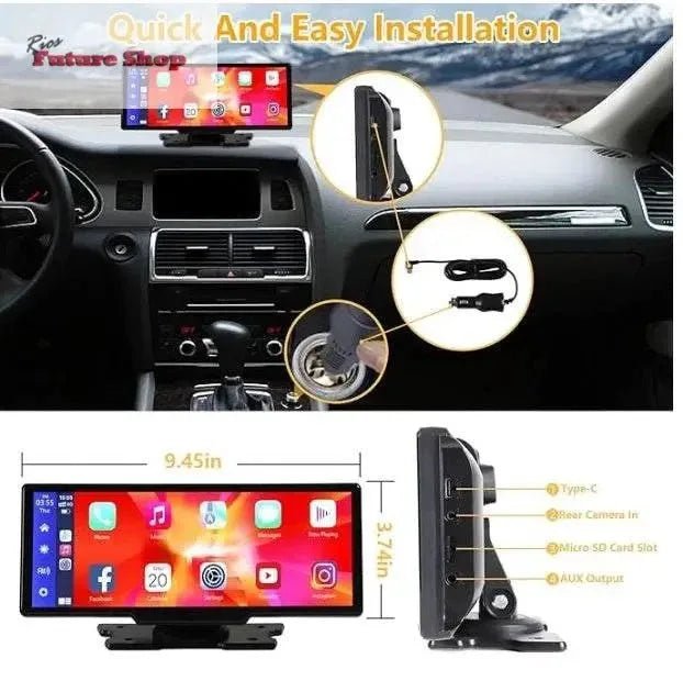 Portable Wireless Carplay With 2.5K Camera - Rios Future Shop