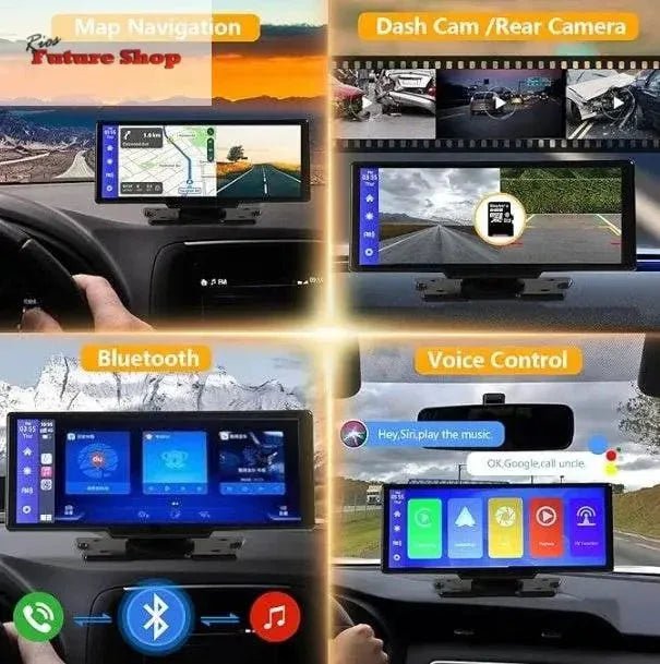 Portable Wireless Carplay With 2.5K Camera - Rios Future Shop