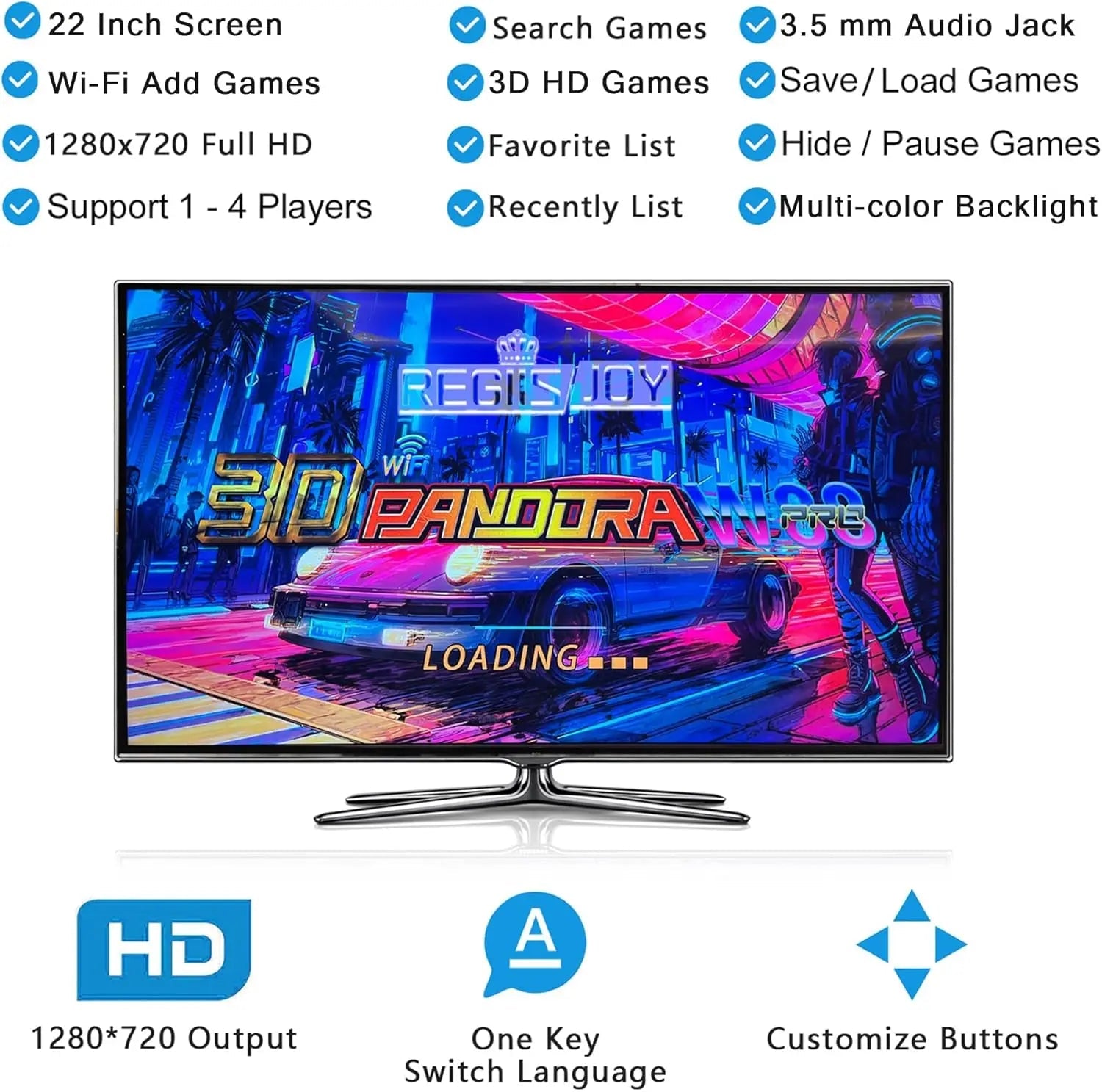 Pro Portable 3D TV Game Console - Rios Future ShopConsola Jogos210190015:3331185White